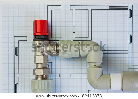 Plumbing fixtures and piping parts
