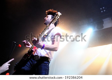 BARCELONA - MAY 31: Japandroids band performs at San Miguel Primavera Sound Festival on May 31, 2012 in Barcelona, Spain.