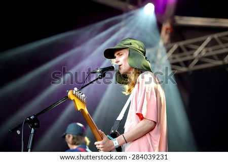BARCELONA - MAY 30: Diiv (band) performs at Primavera Sound 2015 Festival, Pitchfork stage, on May 30, 2015 in Barcelona, Spain.