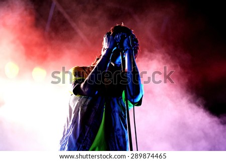 BARCELONA - MAY 30: The Strokes (band) performs at Primavera Sound 2015 Festival on May 30, 2015 in Barcelona, Spain.