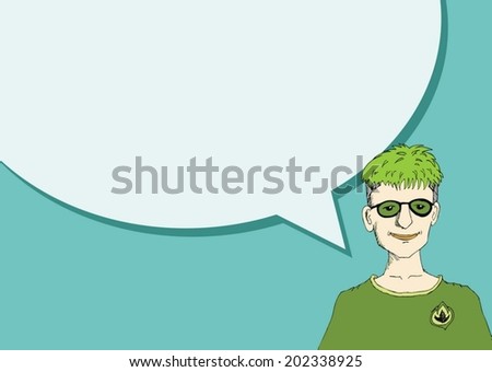 People thinking and peoples talking with Speech Bubble