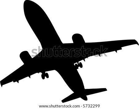Coloring Page Airplane Outline : Airplanes outlines download free vector art stock graphics images Coloring Page Airplane Outline : Airplanes outlines download free vector art stock graphics images