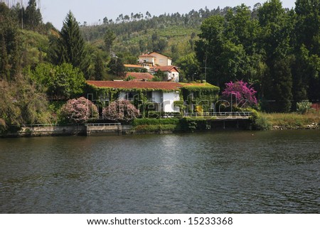 beautiful house near the river