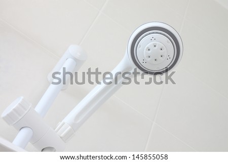 Shower head to upper soft bath room.