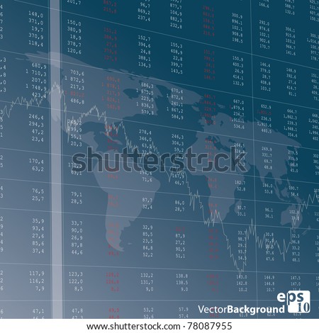 Render stock market graph