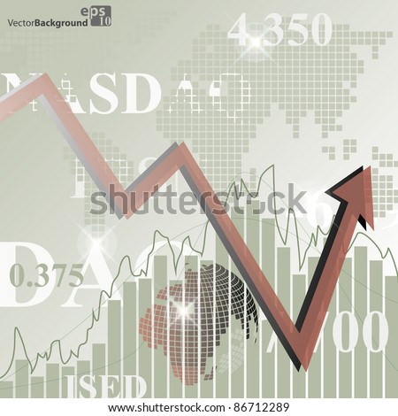 Render stock market graph