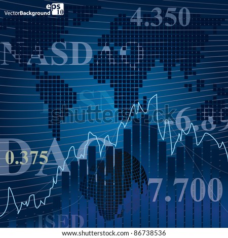 Render stock market graph