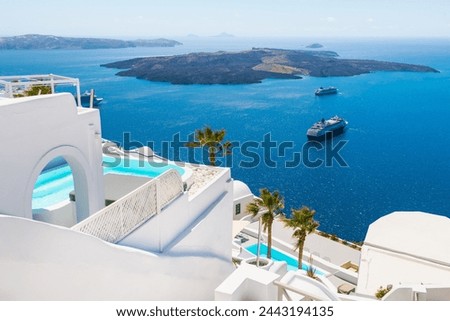 Similar – Image, Stock Photo SANTORINI