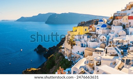 Similar – Image, Stock Photo SANTORINI