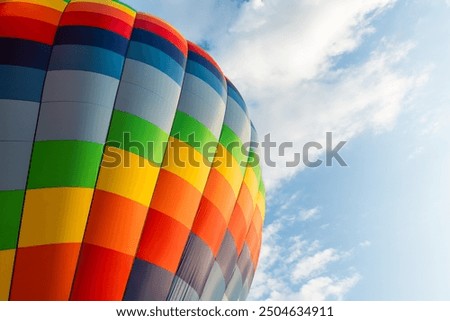 Similar – Foto Bild Heißluftballons gegen den untergehenden Himmel