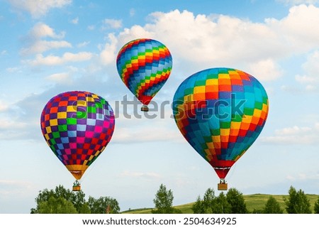 Similar – Image, Stock Photo rainbow Trip Adventure