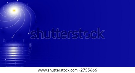 Blue dreams with space for your text or logo