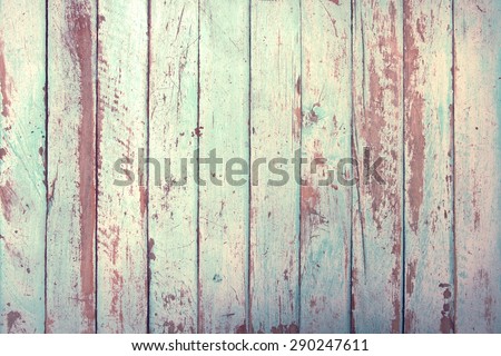 Old vintage panel wood background from solid wood ruin table pale gross color with pastel blend