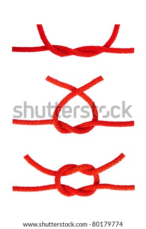 Scout Series : Reef Knot Or Square Knot For Scout Army Sailor And ...