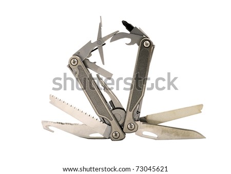 A silver Swiss Army knife