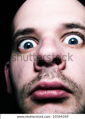 Close-Up Of An Amazed Face Stock Photo 10364269 : Shutterstock