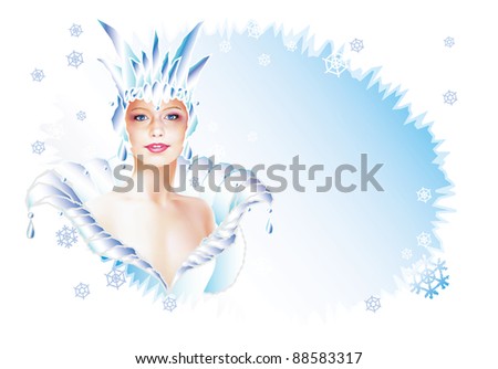 Raster version of vector/ The Snow Queen