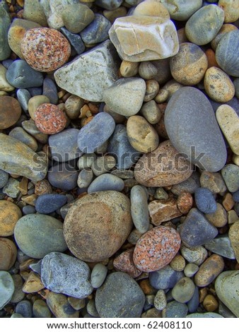 Shore Stones at Hunters Head, Acadia National Park in Maine.