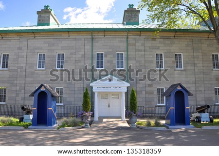 Governor General of Canada\'s residence in La Citadelle of Quebec, Quebec City, Quebec, Canada
