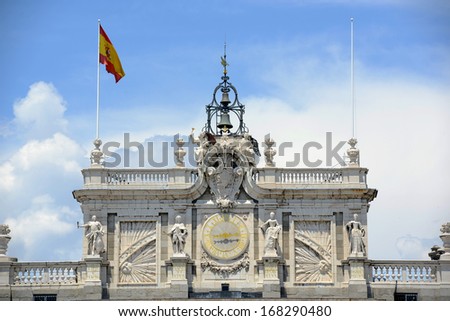 Royal Palace of Madrid (Palacio Real de Madrid) is the official residence of the Spanish Royal Family at the city of Madrid, Spain