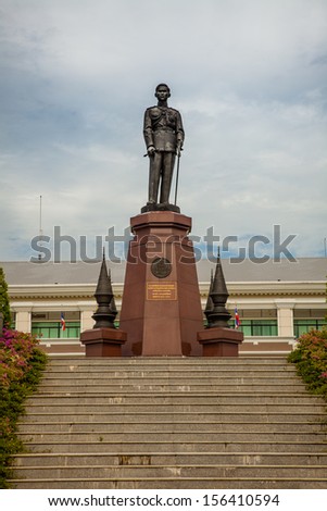 The monument of King Rama VIII in Thailand