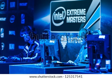 KATOWICE, POLAND - JANUARY 19: First (player) at Intel Extreme Masters 2013 - Electronic Sports World Cup on January 19, 2013 in Katowice, Silesia, Poland.