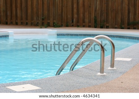 Refreshing backyard pool