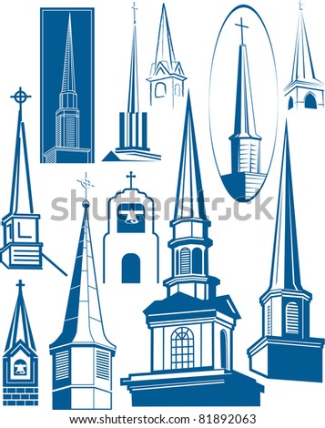 Similar – Image, Stock Photo steeple Church