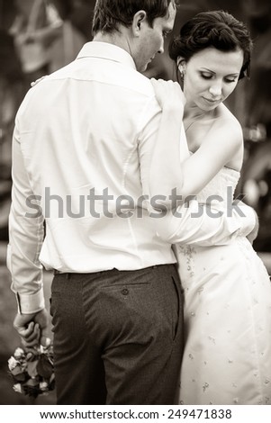 wedding photography is very beautiful couple. Black and white