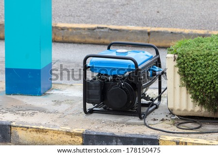 Gasoline powered portable generator