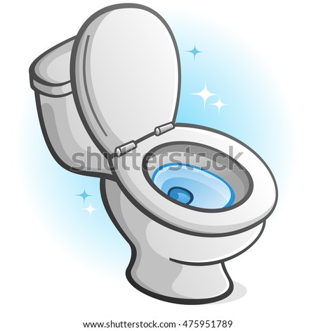 Toilet Cartoon Clipart 