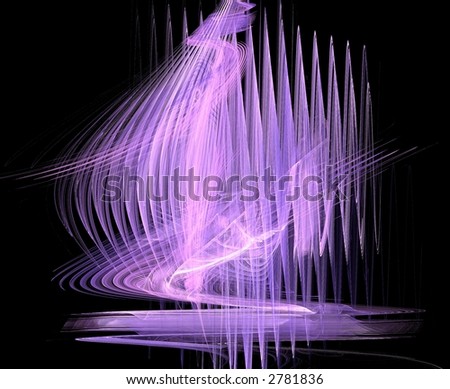 Lined Purple Fractal