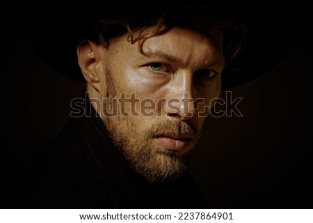 Similar – Image, Stock Photo ArtistPortrait Man Blonde