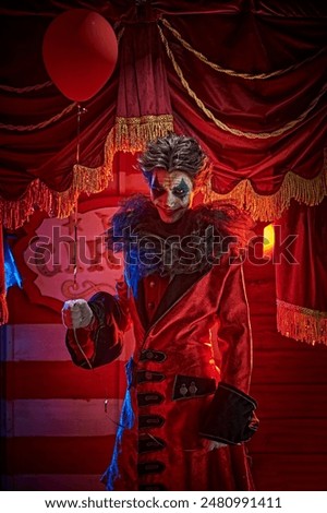 Similar – Image, Stock Photo Devilish greeting