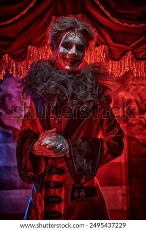 Similar – Image, Stock Photo Devilish greeting