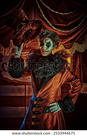 Similar – Image, Stock Photo Devilish greeting