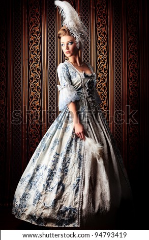 Similar – Image, Stock Photo Elegant woman with fan performing Flamenco dance