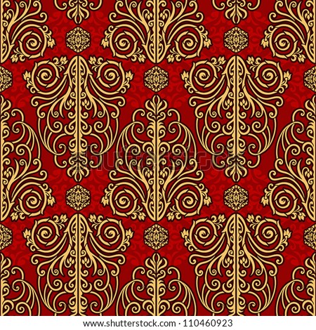 Abstract Beautiful Background, Royal, Damask Ornament, Vintage, Rich ...