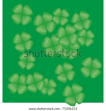 vector lucky four-leaf clover