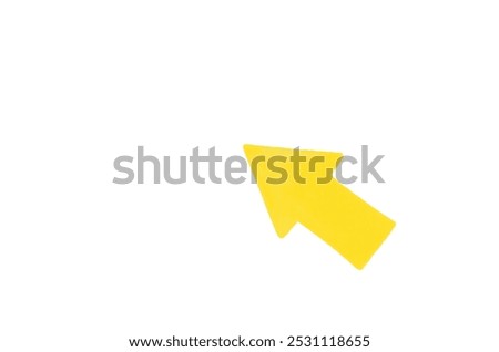 Similar – Image, Stock Photo Yellow Arrow Left Dirty