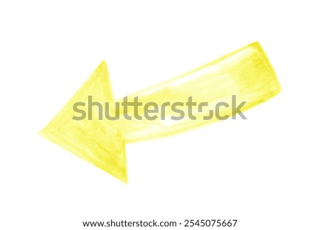 Similar – Image, Stock Photo Yellow Arrow Left Dirty