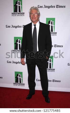 LOS ANGELES - OCT 22:  Richard Gere arrives to Hollywood Film Awards Gala 2012 on October 22, 2012 in Beverly Hills, CA