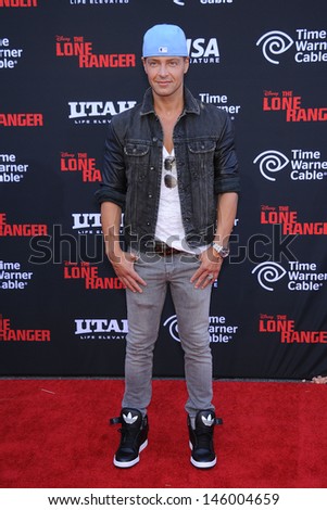 LOS ANGELES - JUN 22:  Joey Lawrence arrives to the 'The Lone Ranger' Hollywood Premiere  on June 22, 2013 in Hollywood, CA