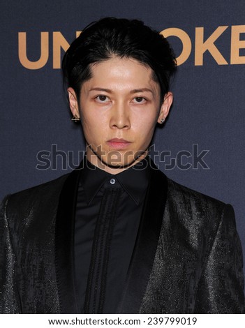 LOS ANGELES - DEC 15: Miyavi arrives to the 