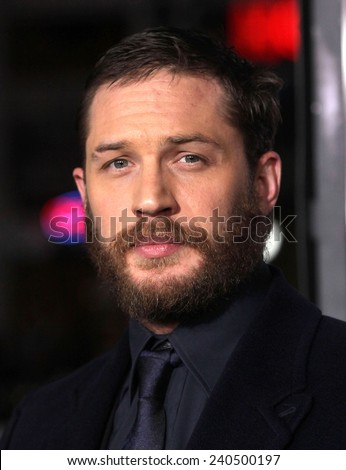LOS ANGELES - FEB 08:  TOM HARDY arrives to the 