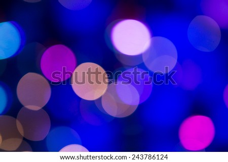 Picture of beautiful bokeh lights for background.
