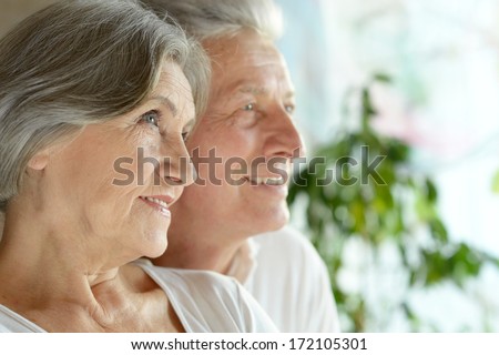 Portrait of a happy middle-aged couple spending time together
