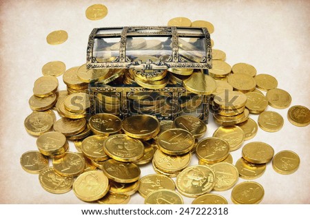 a chest of money
