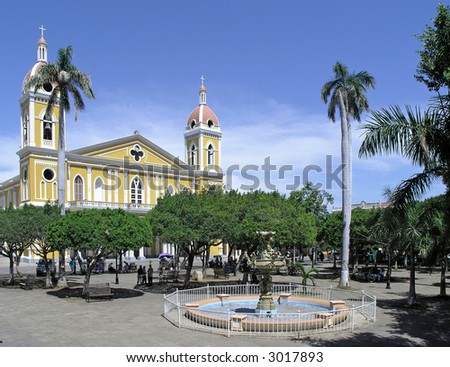 http://image.shutterstock.com/display_pic_with_logo/6748/6748,1175786195,2/stock-photo-granada-square-nicaragua-3017893.jpg