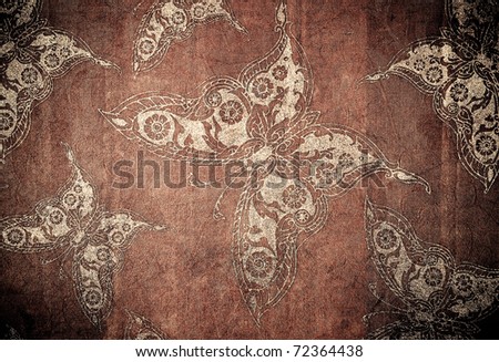 old cloth wallpaper